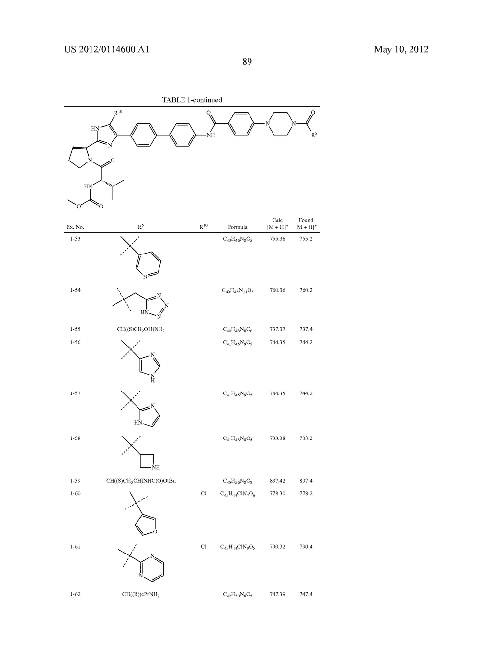 NOVEL INHIBITORS OF HEPATITIS C VIRUS - diagram, schematic, and image 90