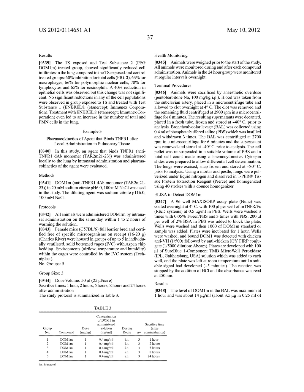 METHODS FOR TARGETING PULMONARY DISEASES WITH AGENTS THAT BIND A TARGET IN     PULMONARY TISSUE - diagram, schematic, and image 125