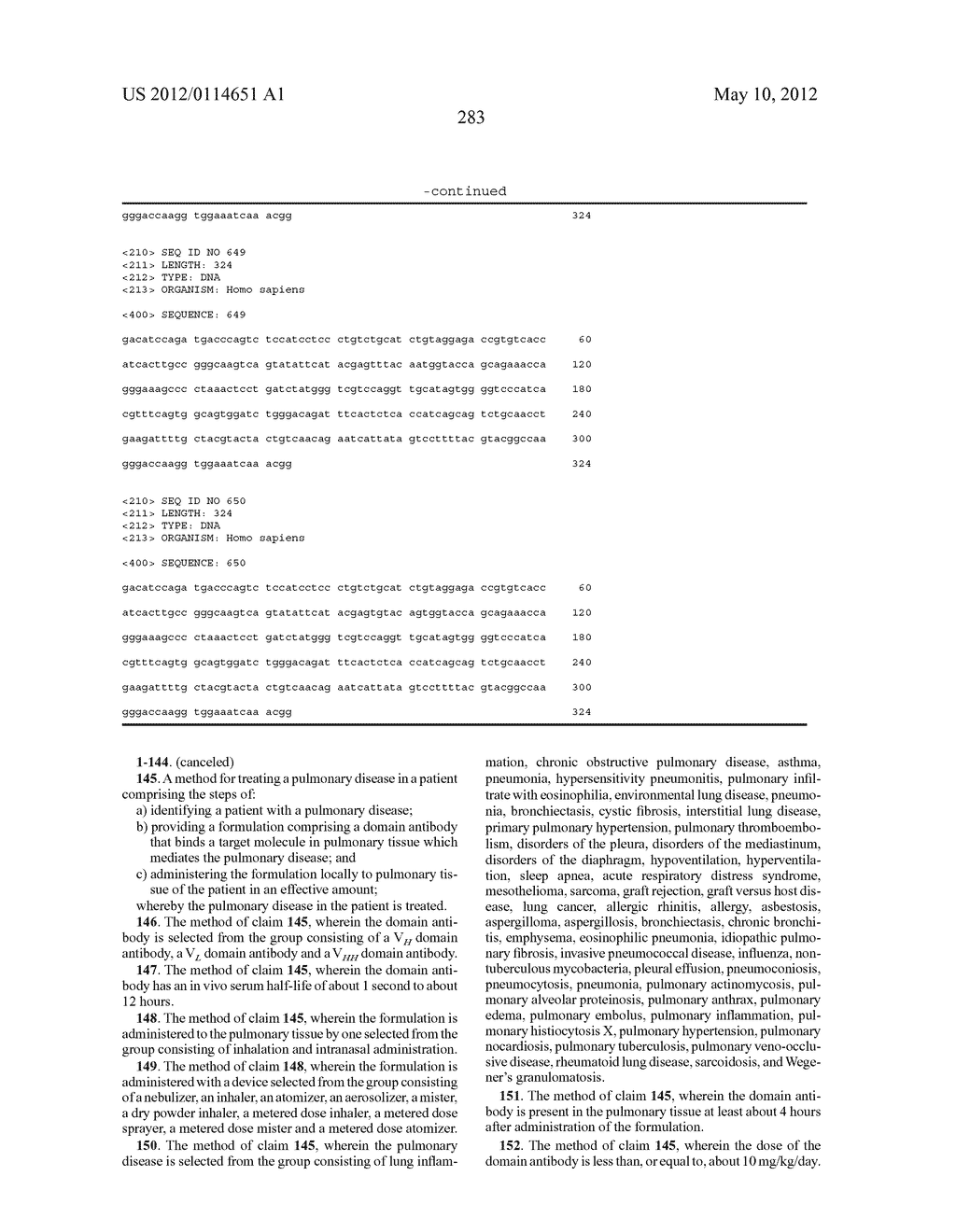 METHODS FOR TARGETING PULMONARY DISEASES WITH AGENTS THAT BIND A TARGET IN     PULMONARY TISSUE - diagram, schematic, and image 371