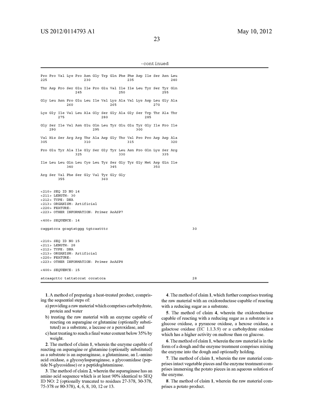 Method of Preparing A Heat-Treated Product - diagram, schematic, and image 24