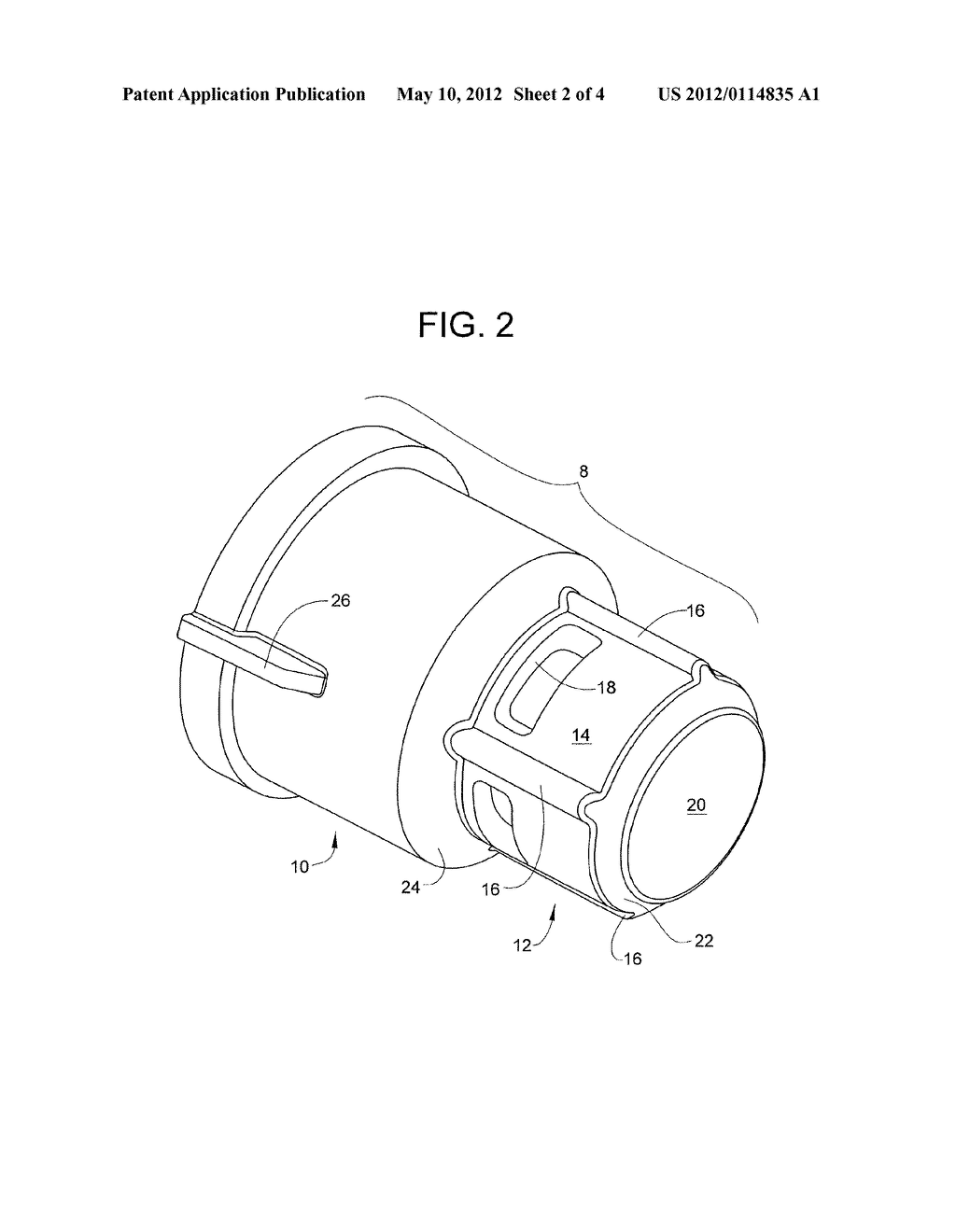 NOZZLE FOR APPLYING A THIN FILM OF LIQUID - diagram, schematic, and image 03