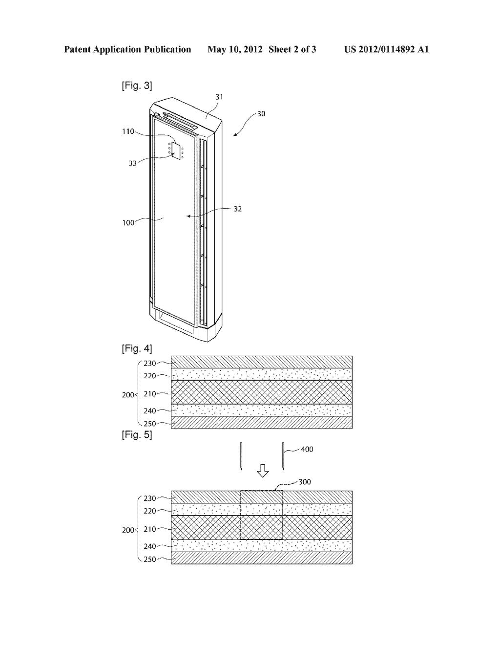 EXTERIOR FILM FOR HOME APPLIANCE AND ADHESION METHOD THEREOF - diagram, schematic, and image 03