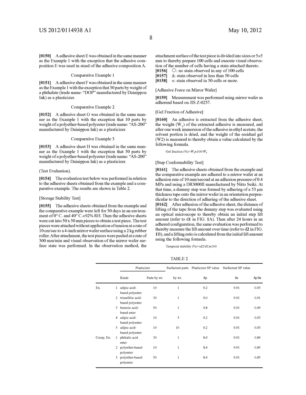 ADHESIVE SHEET FOR PROCESSING OF SEMICONDUCTOR WAFTER - diagram, schematic, and image 10