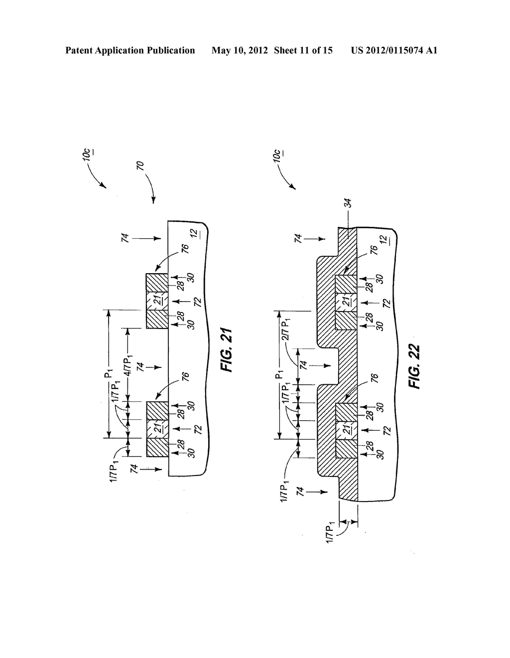 Methods Of Forming Patterned Masks - diagram, schematic, and image 12