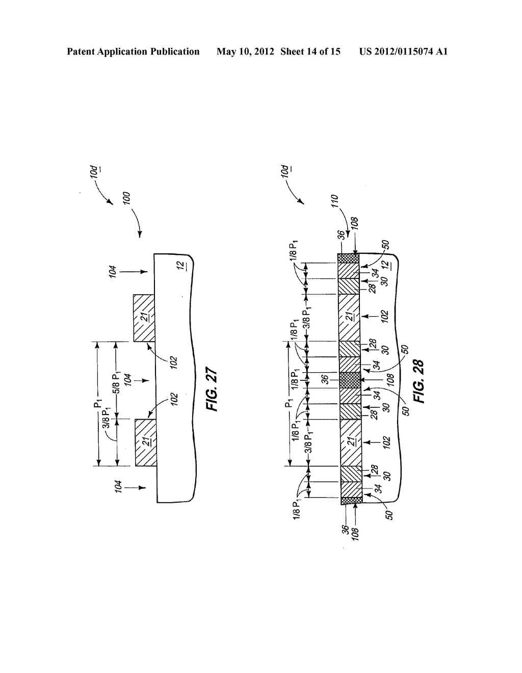 Methods Of Forming Patterned Masks - diagram, schematic, and image 15