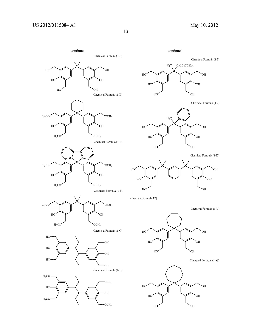 CROSSLINKING AGENT, NEGATIVE RESIST COMPOSITION, AND PATTERN FORMING     METHOD USING THE NEGATIVE RESIST COMPOSITION - diagram, schematic, and image 14