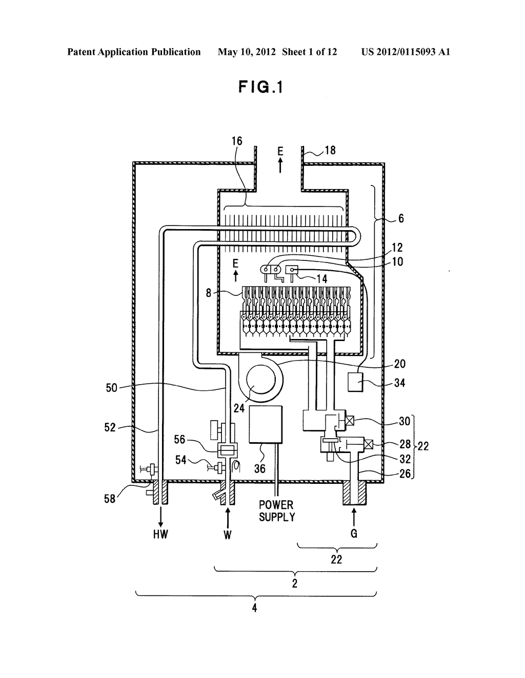 COMBUSTION APPARATUS AND METHOD FOR COMBUSTION CONTROL THEREOF - diagram, schematic, and image 02