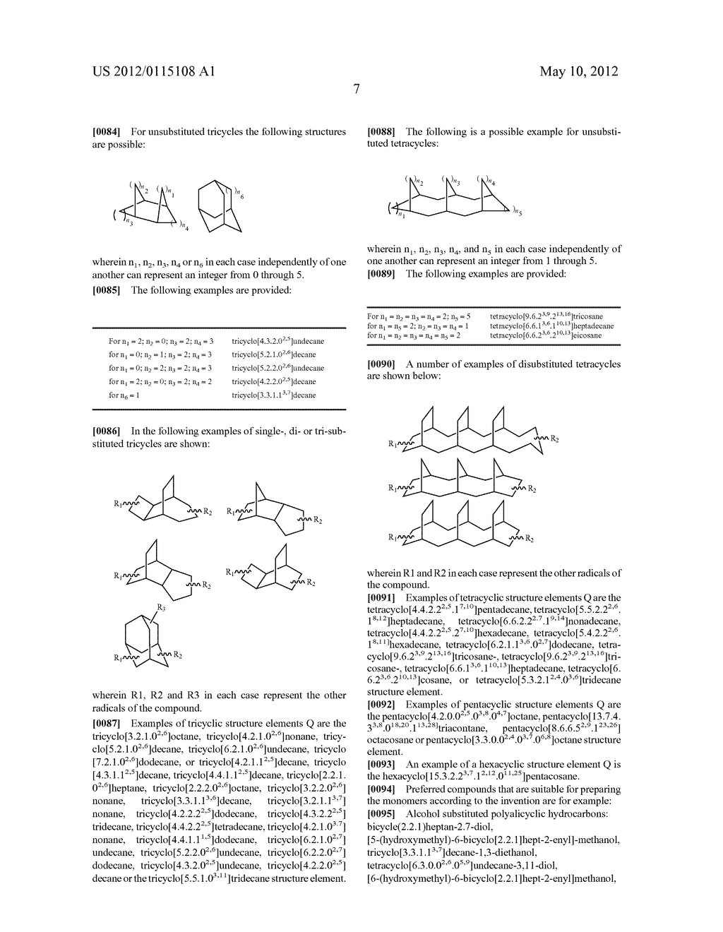 POLYMERIZABLE PHOSPHORIC ACID DERIVATIVES COMPRISING A POLYALICYLIC     STRUCTURE ELEMENT - diagram, schematic, and image 08