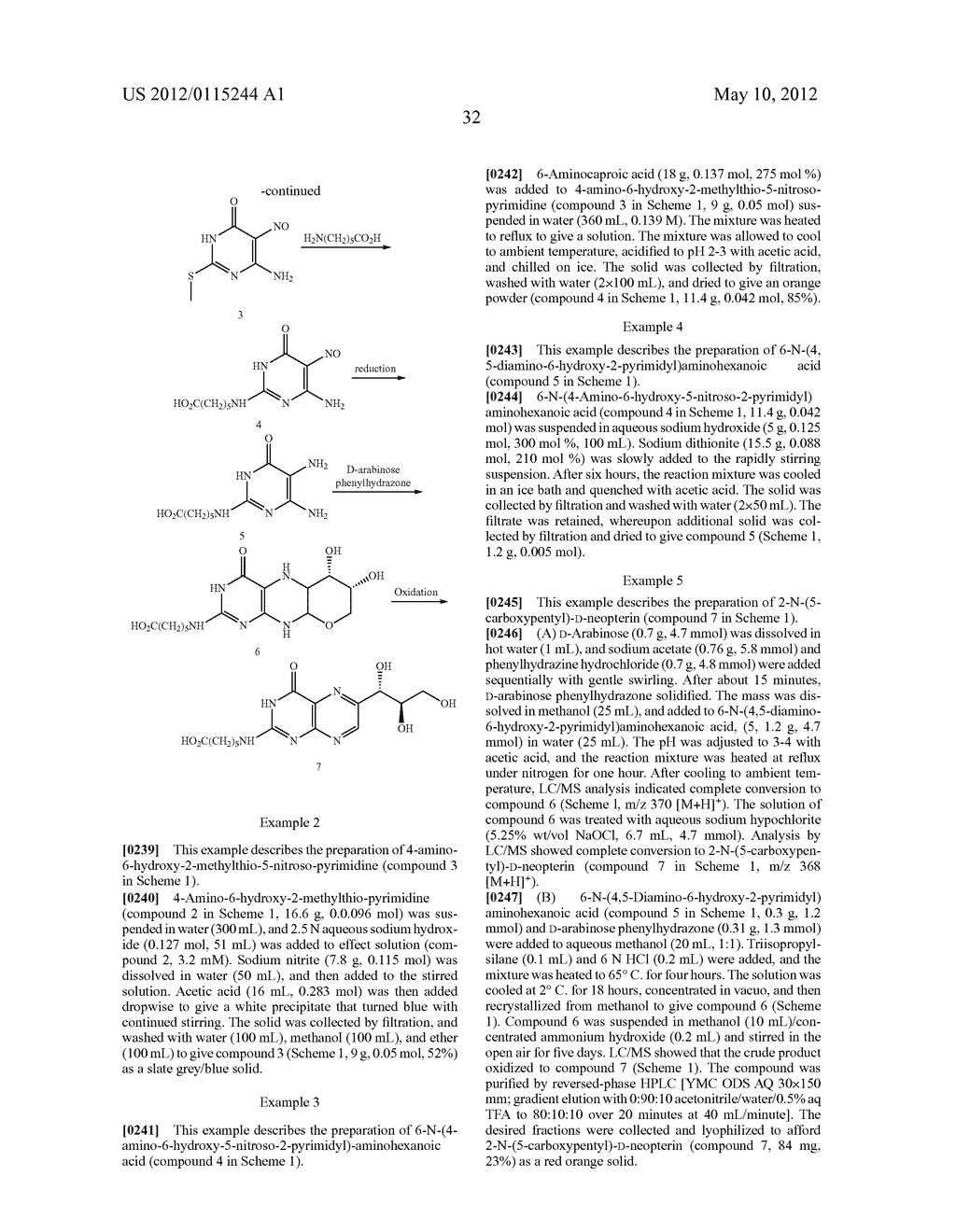 MATERIALS AND METHODS FOR IMMUNOASSAY OF PTERINS - diagram, schematic, and image 35
