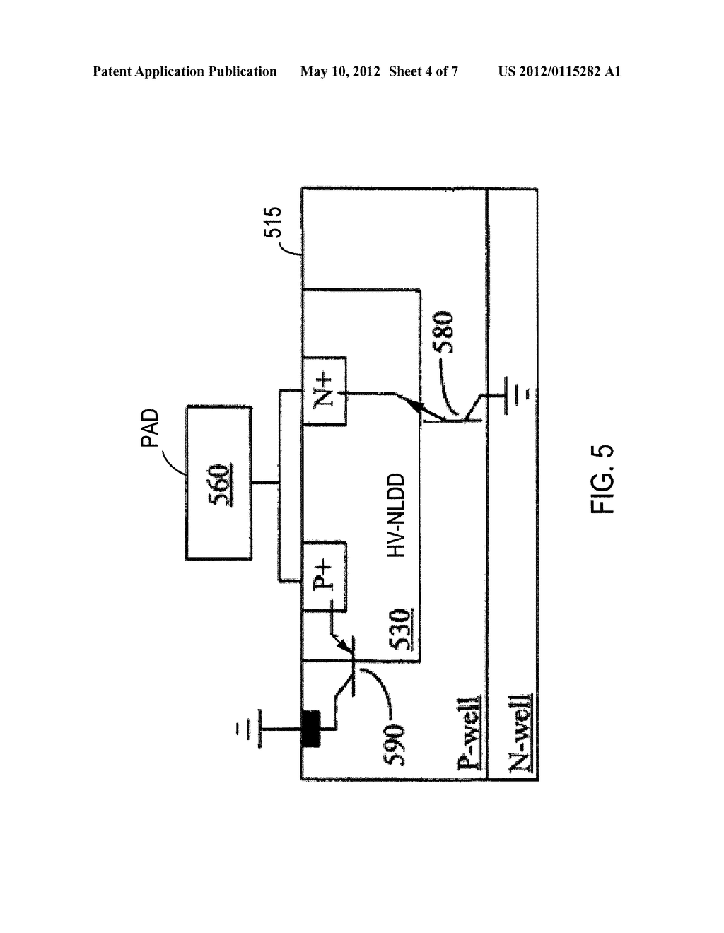 INTEGRATED ELECTROSTATIC DISCHARGE (ESD) DEVICE - diagram, schematic, and image 05