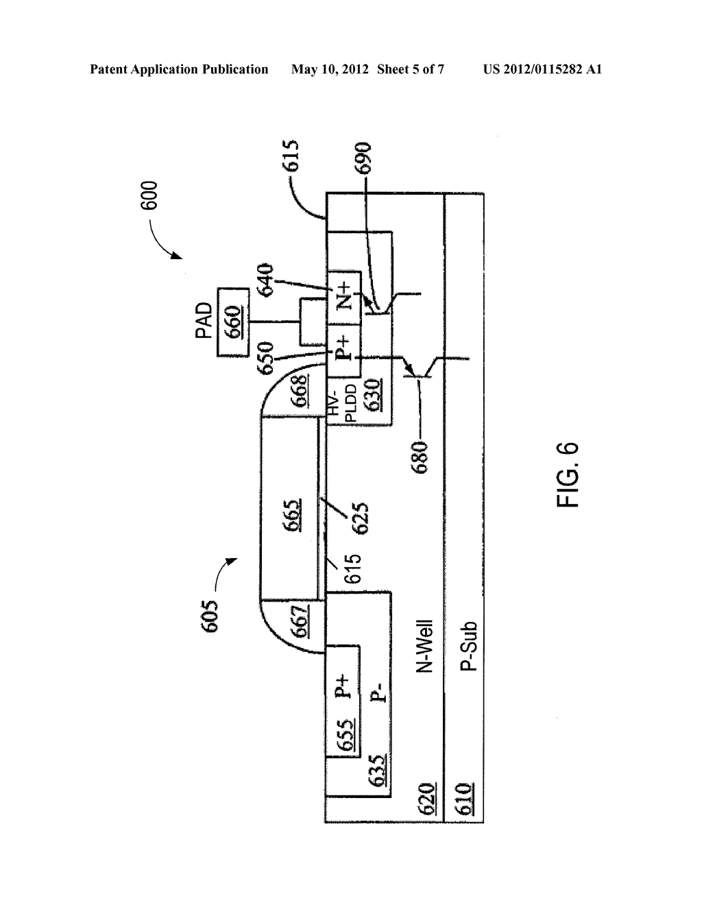 INTEGRATED ELECTROSTATIC DISCHARGE (ESD) DEVICE - diagram, schematic, and image 06