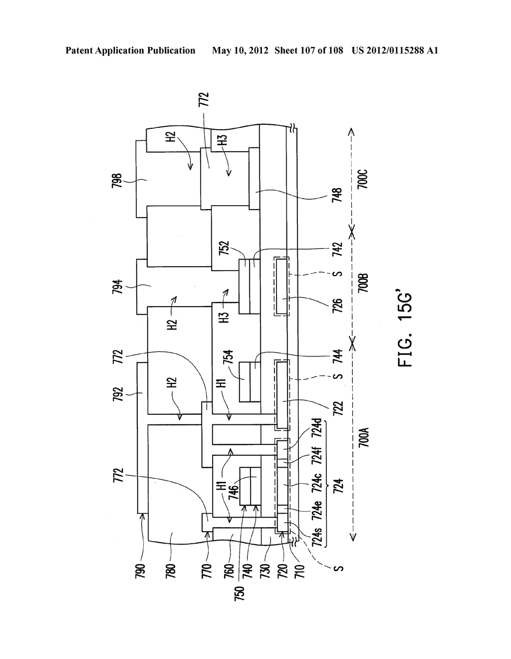 METHOD FOR FABRICATING ACTIVE DEVICE ARRAY SUBSTRATE - diagram, schematic, and image 108