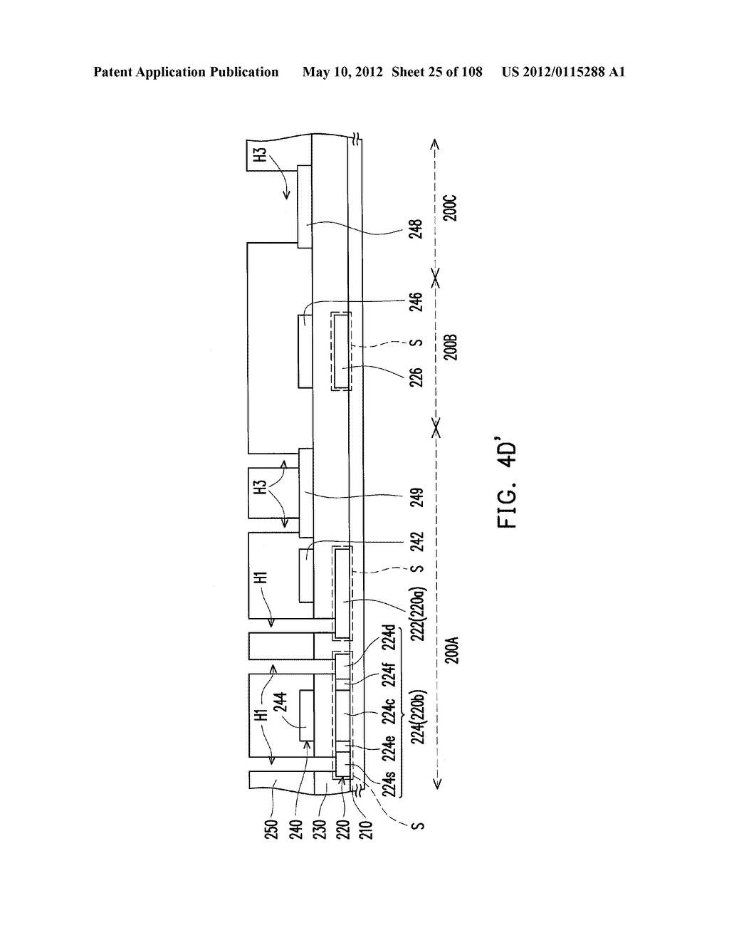 METHOD FOR FABRICATING ACTIVE DEVICE ARRAY SUBSTRATE - diagram, schematic, and image 26