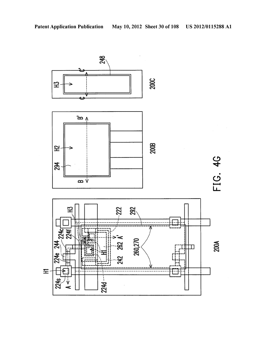 METHOD FOR FABRICATING ACTIVE DEVICE ARRAY SUBSTRATE - diagram, schematic, and image 31