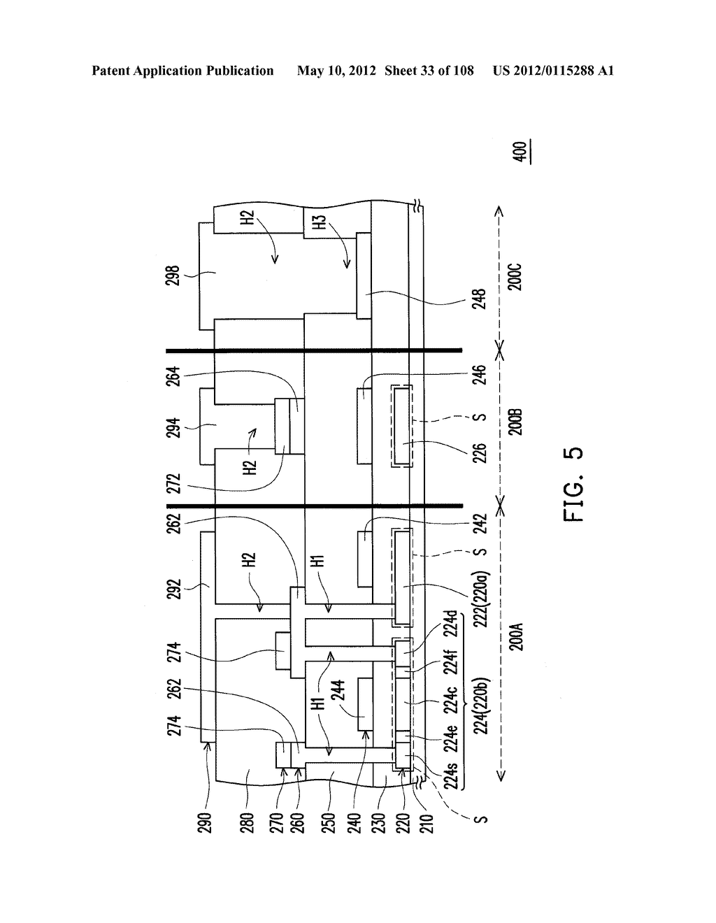 METHOD FOR FABRICATING ACTIVE DEVICE ARRAY SUBSTRATE - diagram, schematic, and image 34