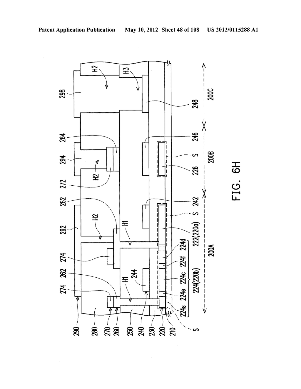 METHOD FOR FABRICATING ACTIVE DEVICE ARRAY SUBSTRATE - diagram, schematic, and image 49