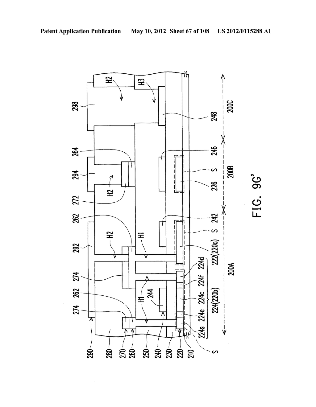 METHOD FOR FABRICATING ACTIVE DEVICE ARRAY SUBSTRATE - diagram, schematic, and image 68