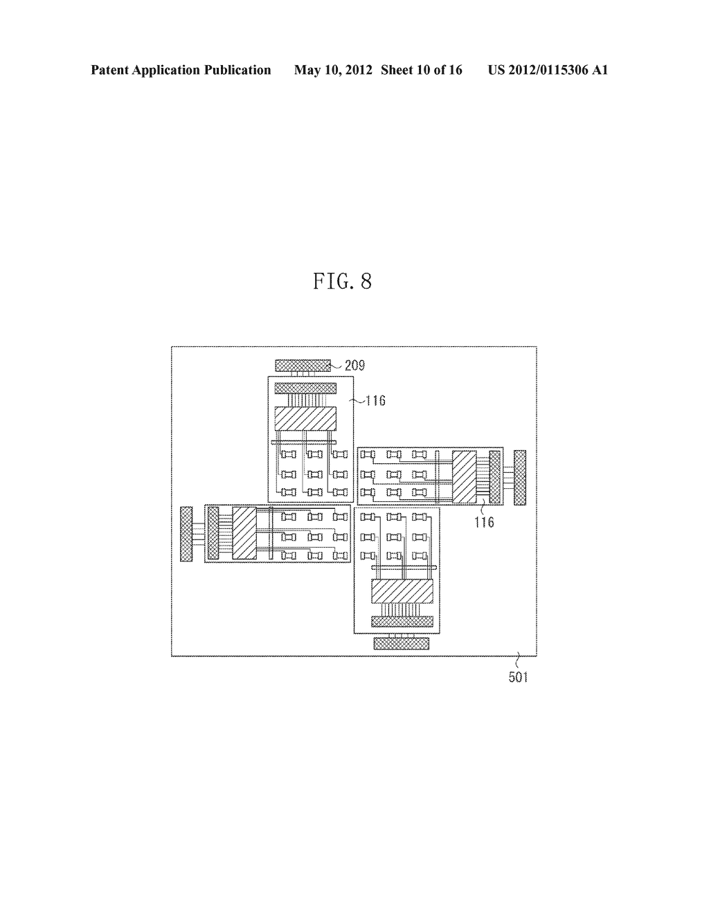 DEFLECTOR ARRAY, CHARGED PARTICLE BEAM DRAWING APPARATUS, DEVICE     MANUFACTURING METHOD, AND DEFLECTOR ARRAY MANUFACTURING METHOD - diagram, schematic, and image 11