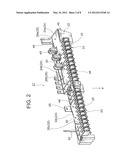 FIXATION STRUCTURE FOR FIXING L-SHAPED PLATE TERMINAL TO INSULATING MEMBER diagram and image