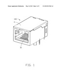 MODULAR JACK WITH SHEILDING PLATE BETWEEN MAGNETIC COMPONENTS diagram and image