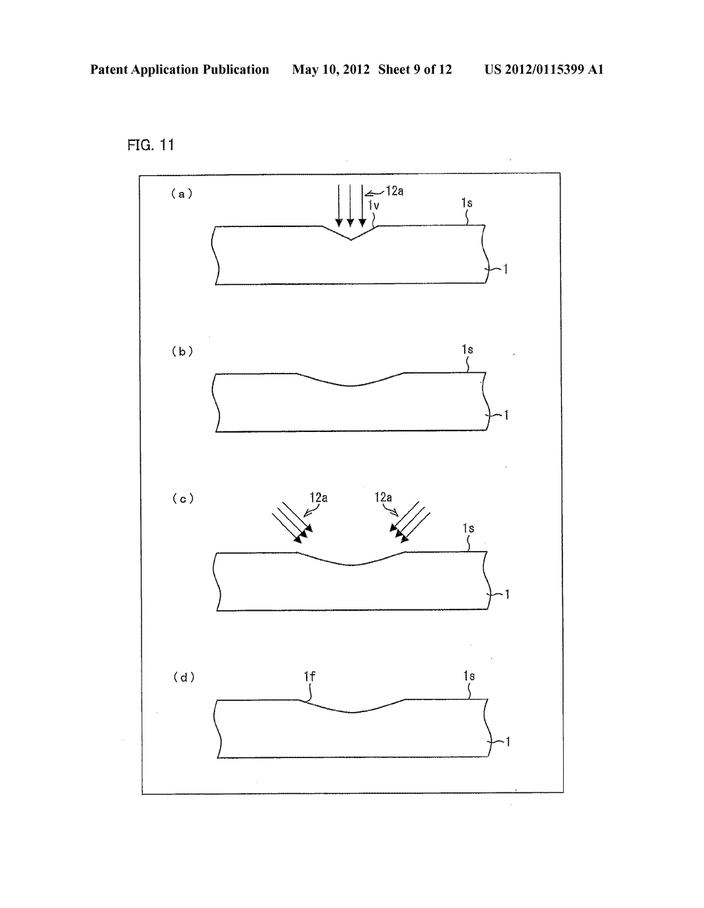 DEVICE AND METHOD FOR PROCESSING SUBSTRATE, AND METHOD FOR PRODUCING A     PROCESSED SUBSTRATE - diagram, schematic, and image 10