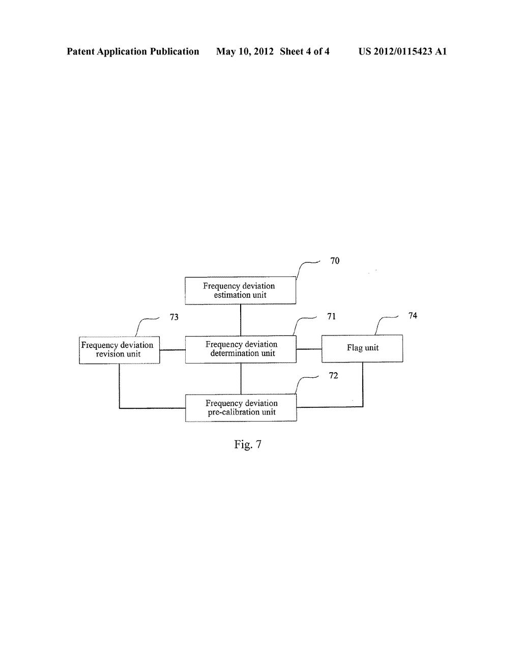 METHOD AND DEVICE FOR FREQUENCY DEVIATION PRE-CORRECTION - diagram, schematic, and image 05