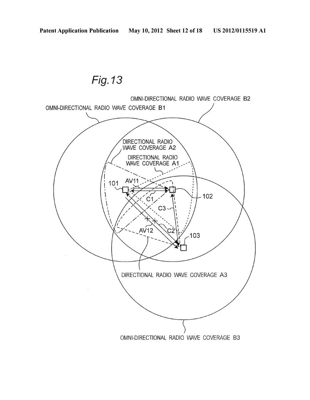 WIRELESS TRANSMISSION APPARATUS FOR GENERATING INSTALLATION SUPPORT     INFORMATION REPRESENTING INSTALLATION METHOD OF EACH WIRELESS     TRANSMISSION APPARATUS - diagram, schematic, and image 13