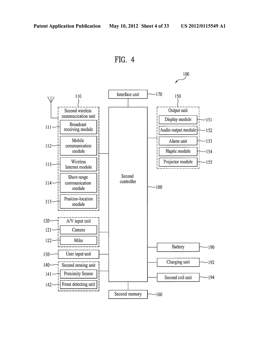 MOBILE TERMINAL AND METHOD FOR CONTROLLING THE SAME - diagram, schematic, and image 05
