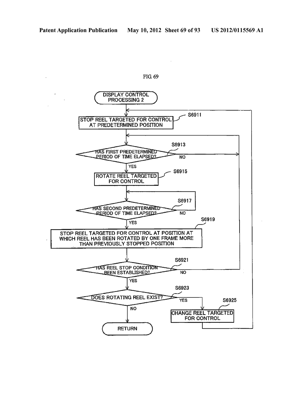 GAMING MACHINE CAPABLE OF BROADCASTING A STATUS OF A GAME BY A REEL ACTION - diagram, schematic, and image 70