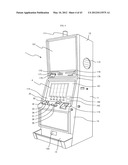 GAMING MACHINE CAPABLE OF REALISTICALLY INFORMING OF A PAYOUT RATE diagram and image