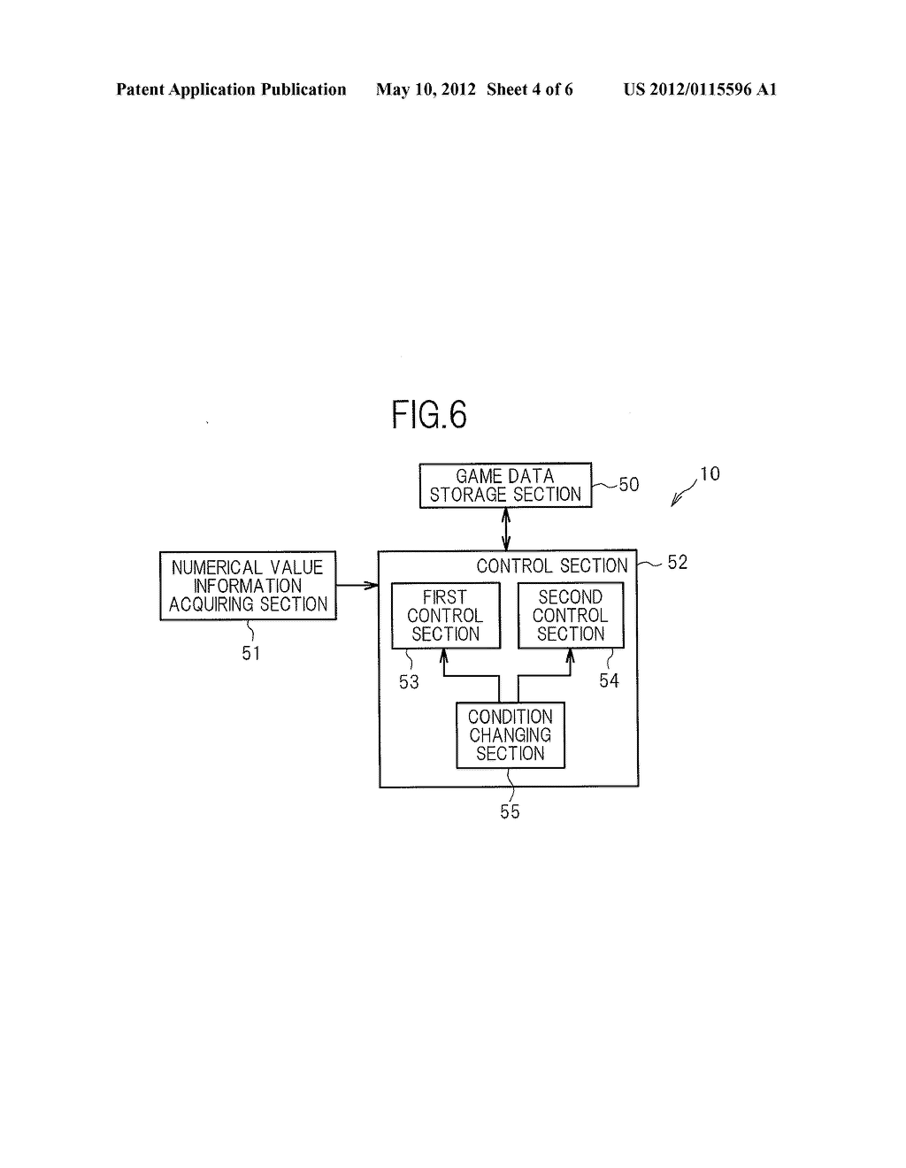 GAME DEVICE, GAME DEVICE CONTROL METHOD, PROGRAM, AND INFORMATION STORAGE     MEDIUM - diagram, schematic, and image 05