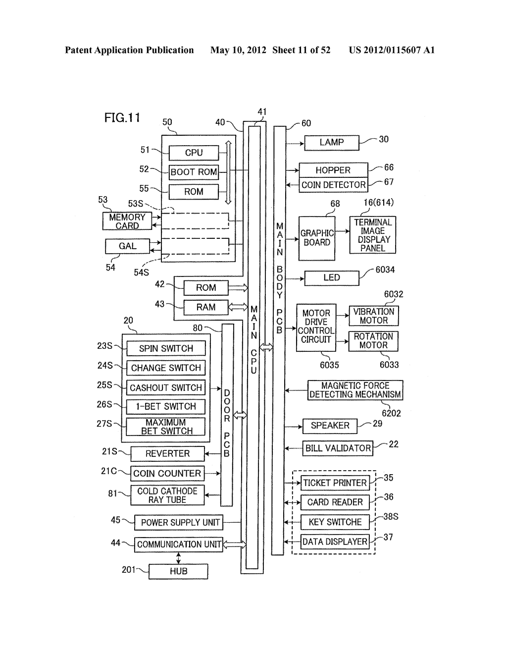 GAMING MACHINE RUNNING COMMON GAME - diagram, schematic, and image 12