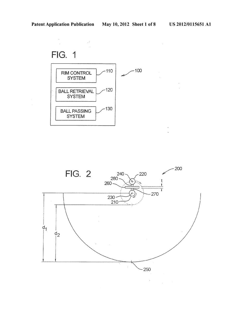 Basketball Training Systems and Methods - diagram, schematic, and image 02