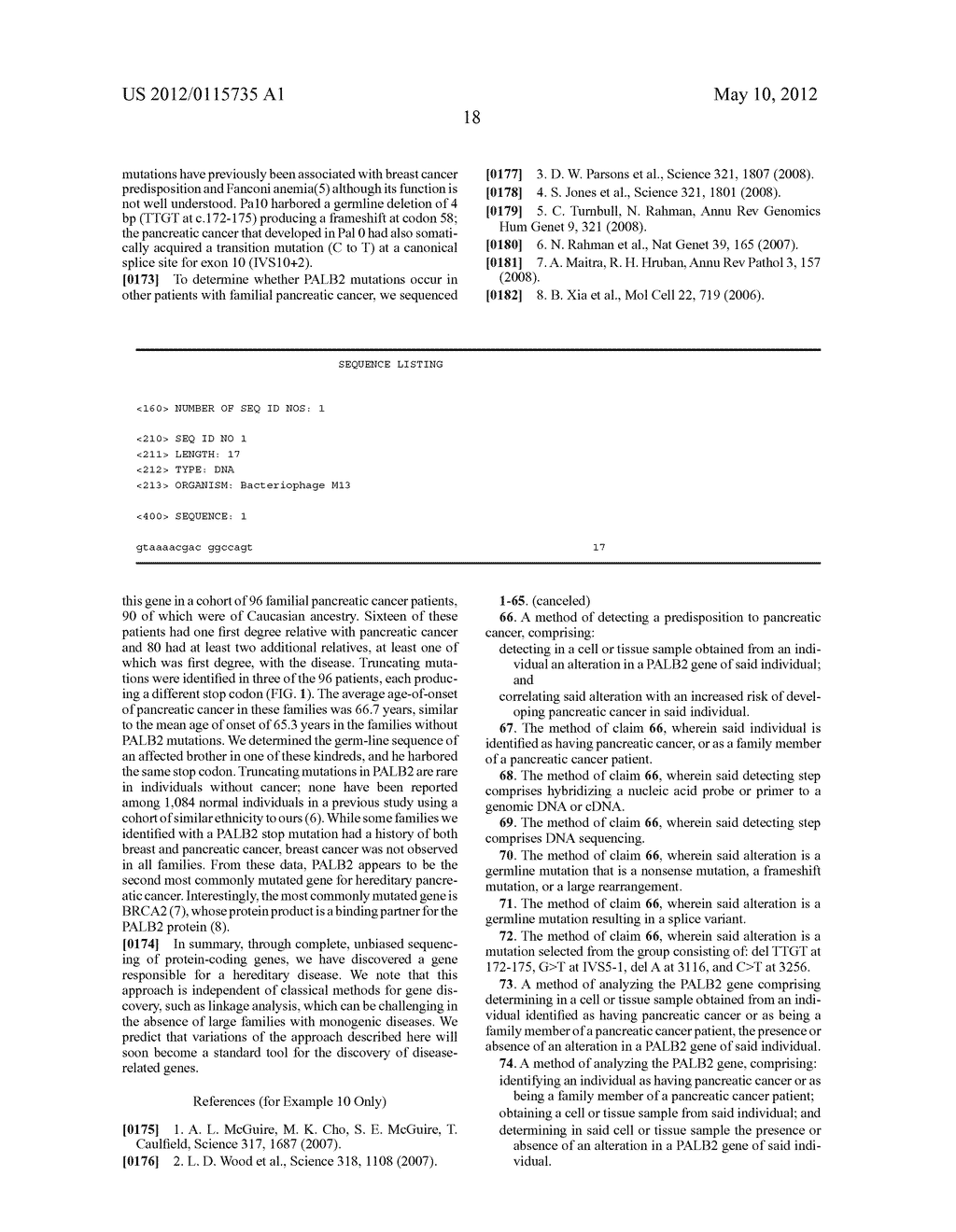 Pathways Underlying Pancreatic Tumorigenesis and an Hereditary Pancreatic     Cancer Gene - diagram, schematic, and image 125