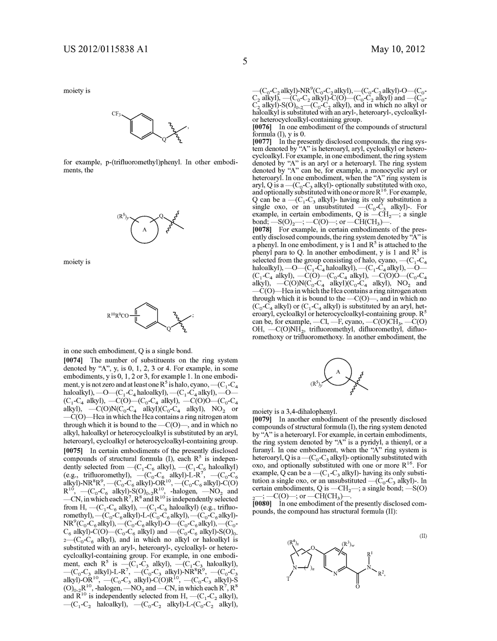 AMPK-Activating Heterocycloalkyloxy(Hetero)Aryl Carboxamide, Sulfonamide     And Amine Compounds And Methods For Using The Same - diagram, schematic, and image 06