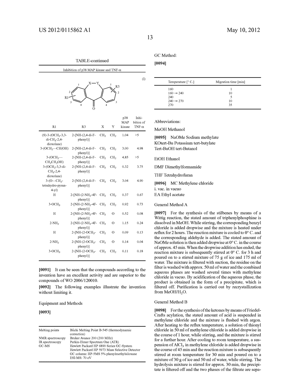 DIBENZOCYCLOHEPTATONE DERIVATIVES AND PHARMACEUTICAL AGENTS CONTAINING     SAID COMPOUNDS - diagram, schematic, and image 14