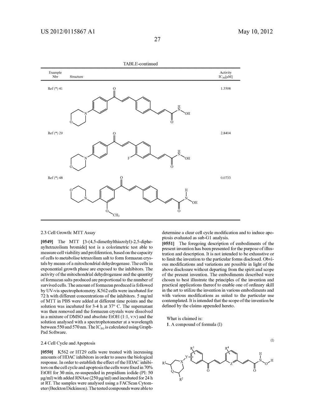 NEW CLASS OF HISTONE DEACETYLASE INHIBITORS - diagram, schematic, and image 28