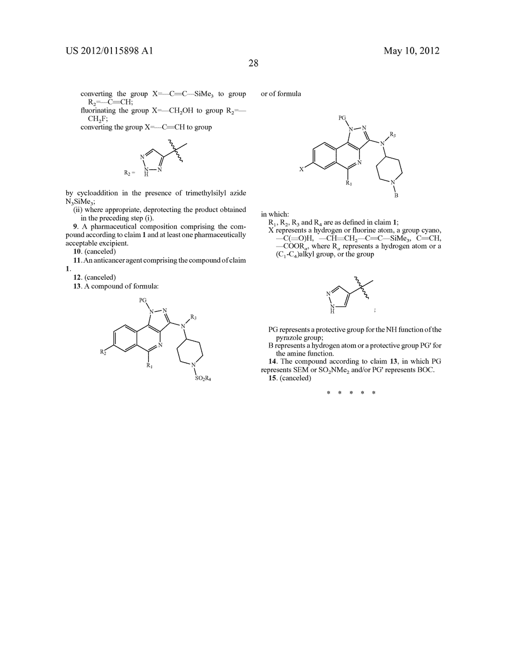 1-PYRAZOLO[4,3-C]ISOQUINOLINE DERIVATIVES, PREPARATION THEREOF AND     THERAPEUTIC USE THEREOF - diagram, schematic, and image 29