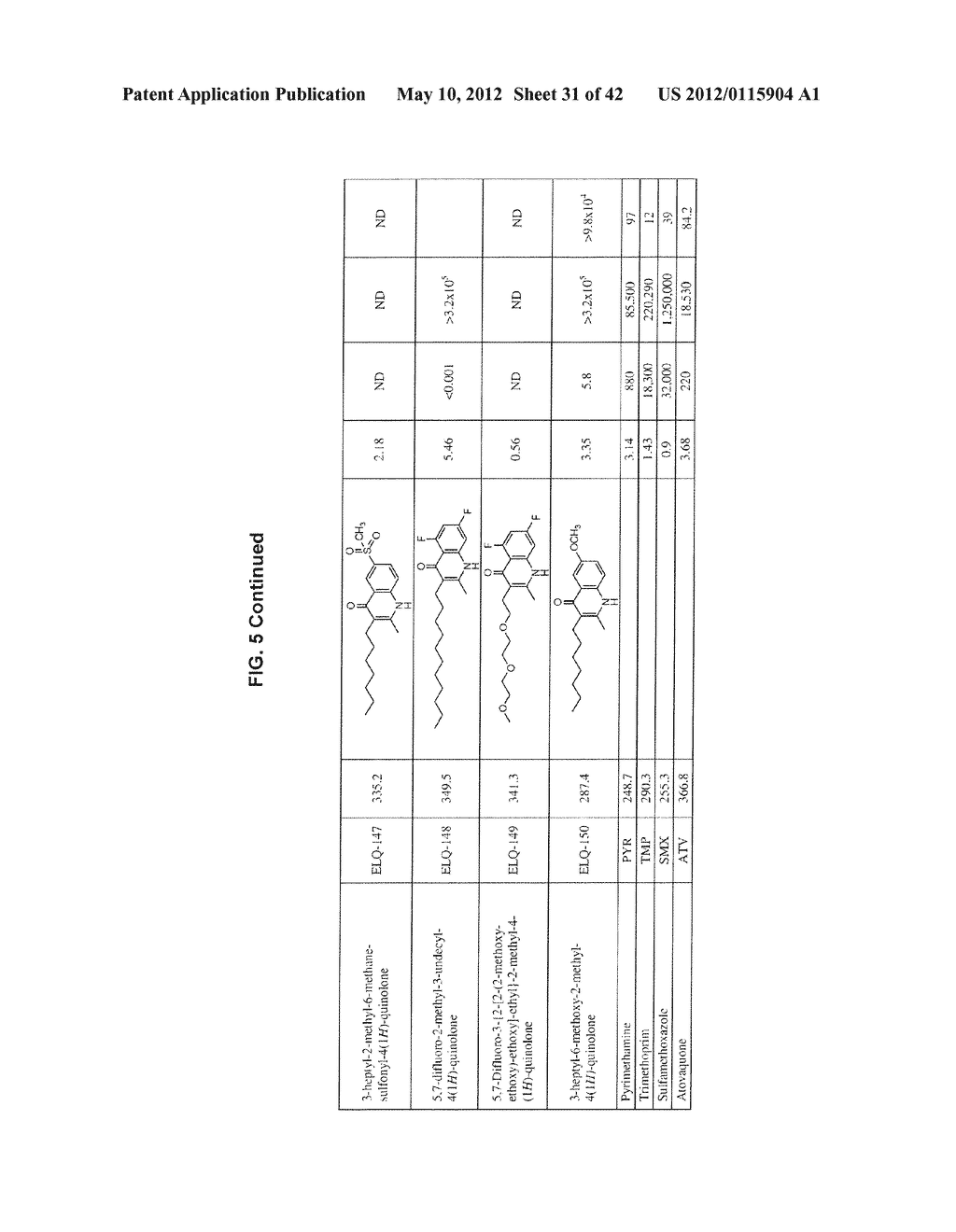 COMPOUNDS HAVING ANTIPARASITIC OR ANTI-INFECTIOUS ACTIVITY - diagram, schematic, and image 32