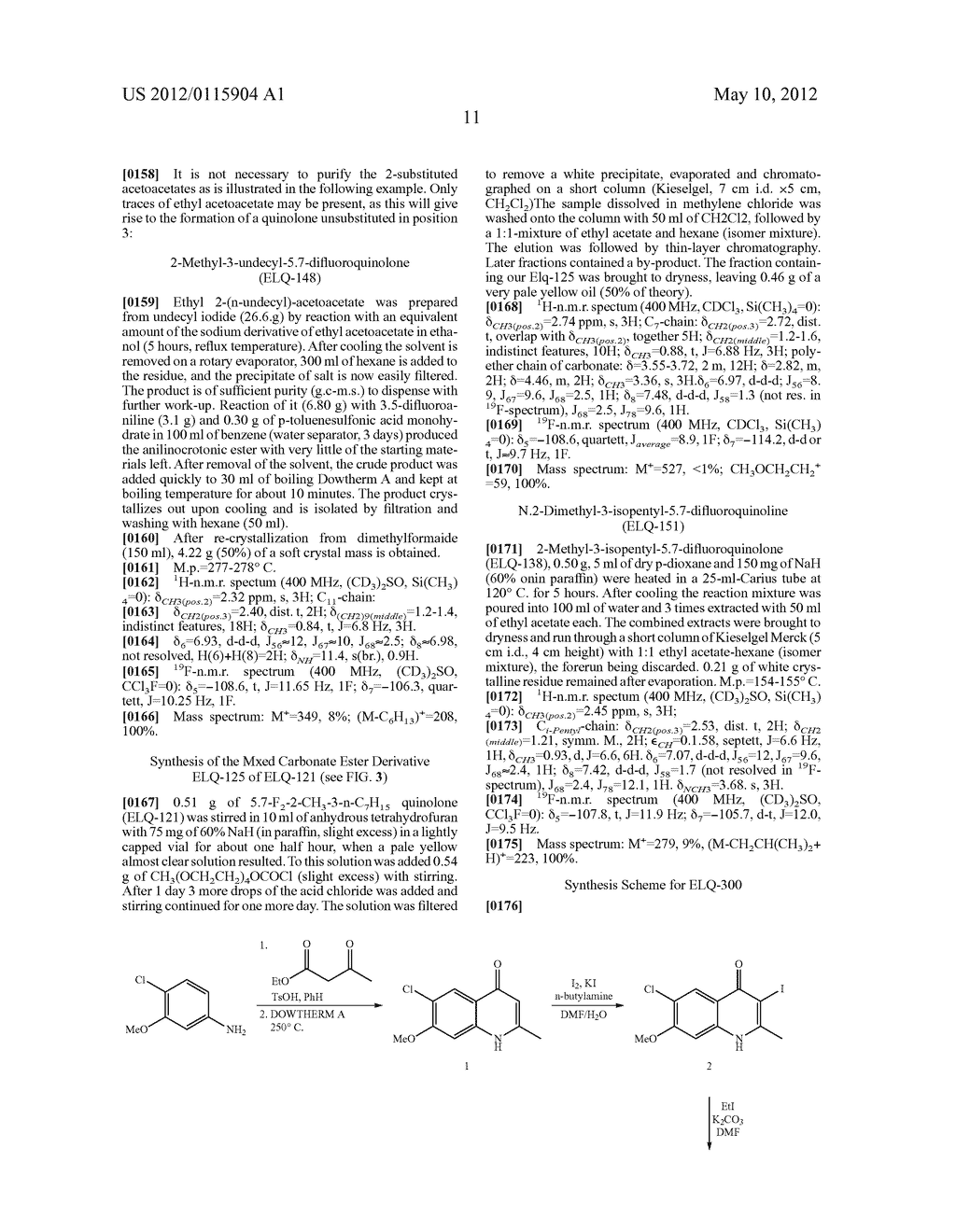 COMPOUNDS HAVING ANTIPARASITIC OR ANTI-INFECTIOUS ACTIVITY - diagram, schematic, and image 54