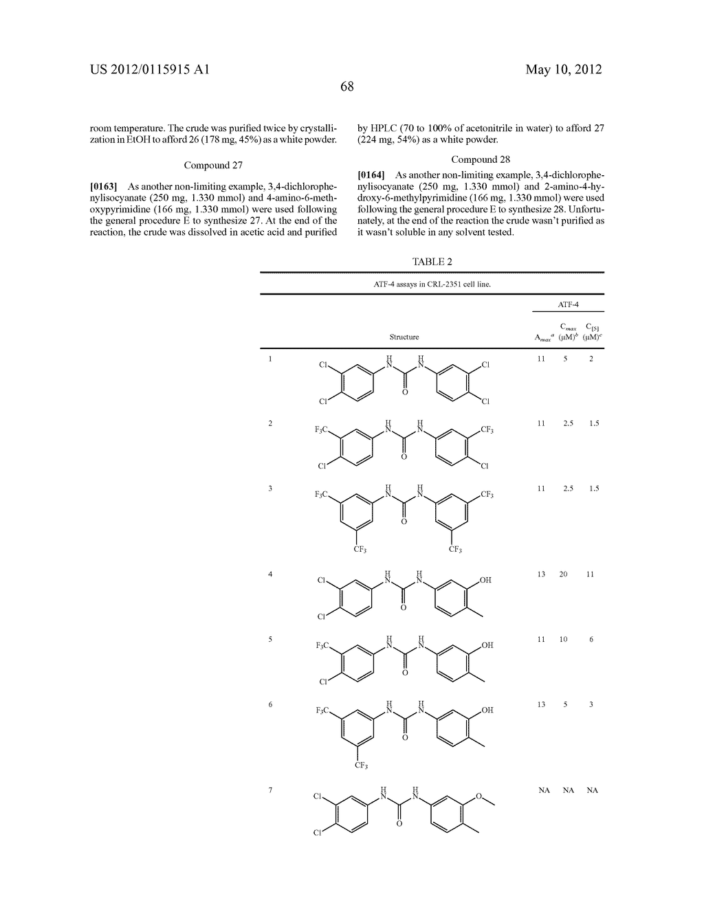 N,N'-DIARYLUREA COMPOUNDS AND N,N'-DIARYLTHIOUREA COMPOUNDS AS INHIBITORS     OF TRANSLATION INITIATION - diagram, schematic, and image 90