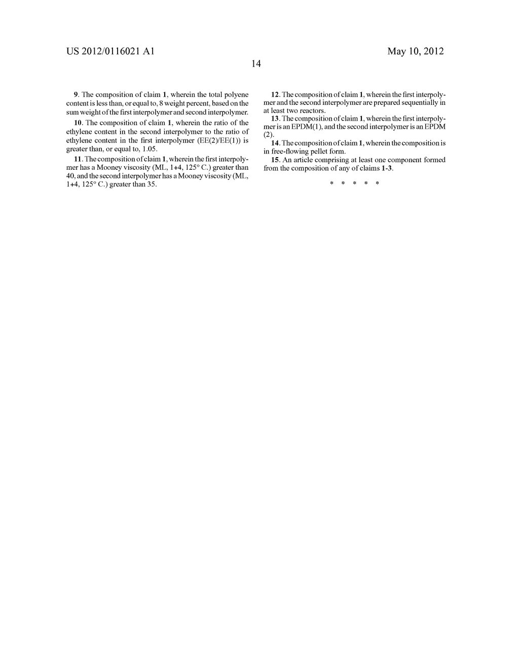 POLYMER COMPOSITIONS, METHODS OF MAKING THE SAME, AND ARTICLES PREPARED     FROM THE SAME - diagram, schematic, and image 17