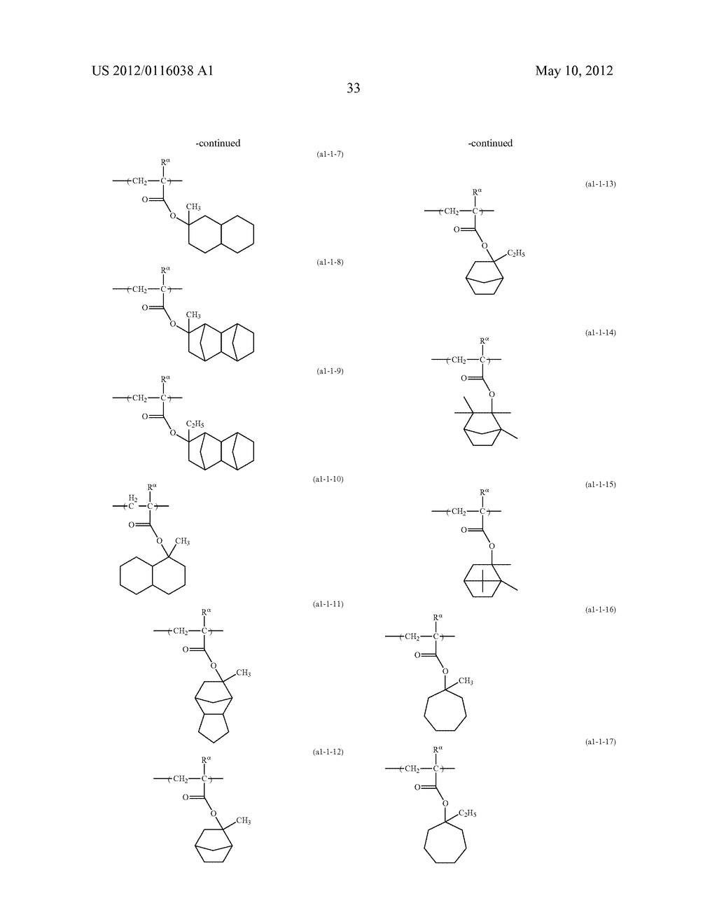 RESIST COMPOSITION FOR IMMERSION EXPOSURE, METHOD OF FORMING RESIST     PATTERN, AND FLUORINE-CONTAINING RESIN - diagram, schematic, and image 34