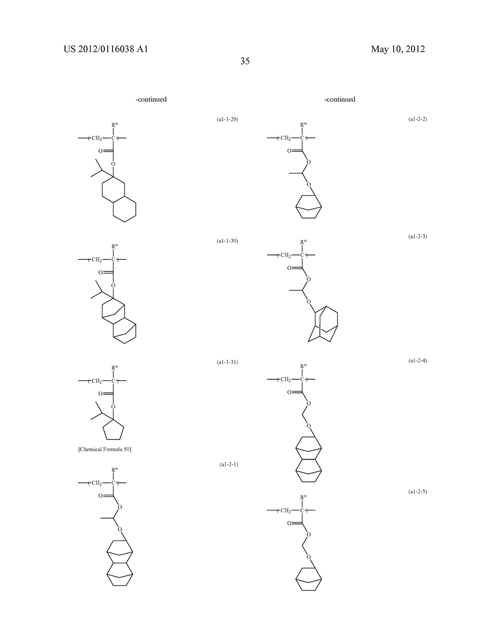 RESIST COMPOSITION FOR IMMERSION EXPOSURE, METHOD OF FORMING RESIST     PATTERN, AND FLUORINE-CONTAINING RESIN - diagram, schematic, and image 36