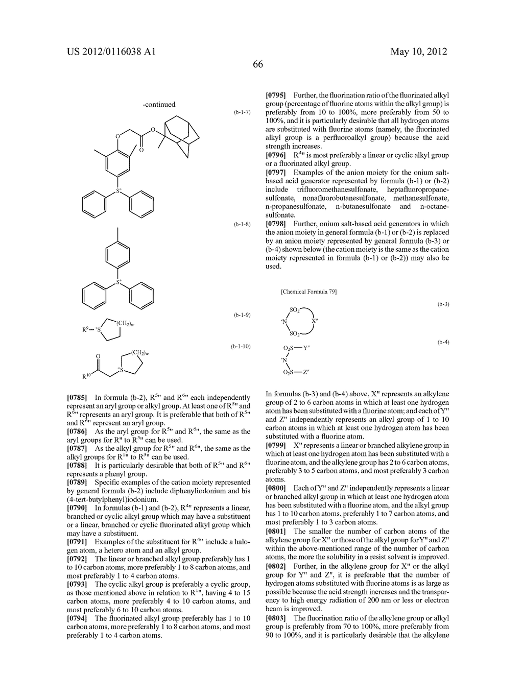 RESIST COMPOSITION FOR IMMERSION EXPOSURE, METHOD OF FORMING RESIST     PATTERN, AND FLUORINE-CONTAINING RESIN - diagram, schematic, and image 67