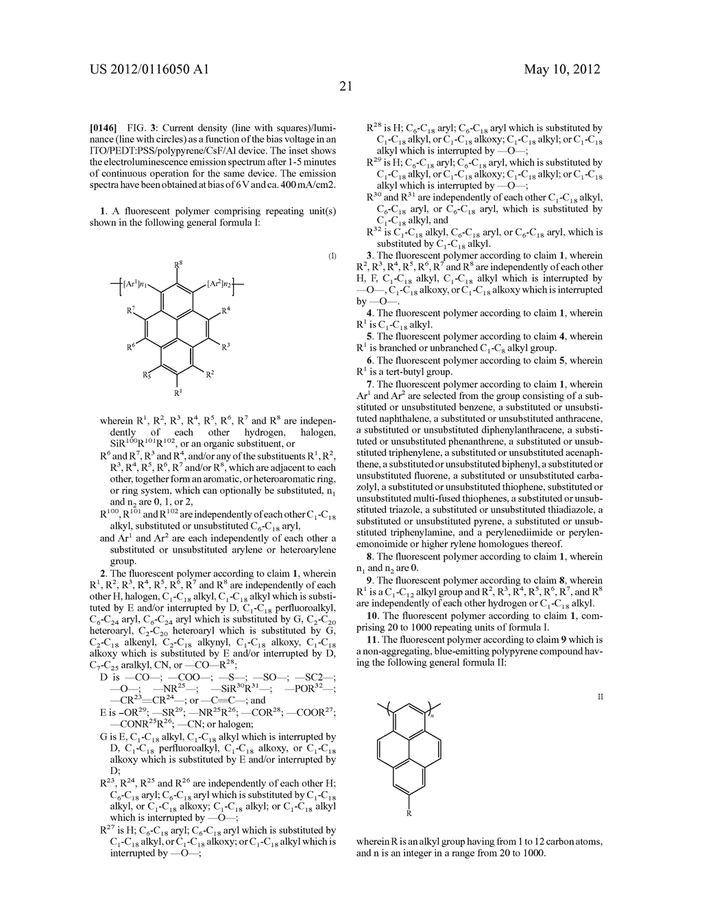 PYRENE-BASED POLYMERS FOR ORGANIC LIGHT EMITTING DIODES (OLEDS) - diagram, schematic, and image 24