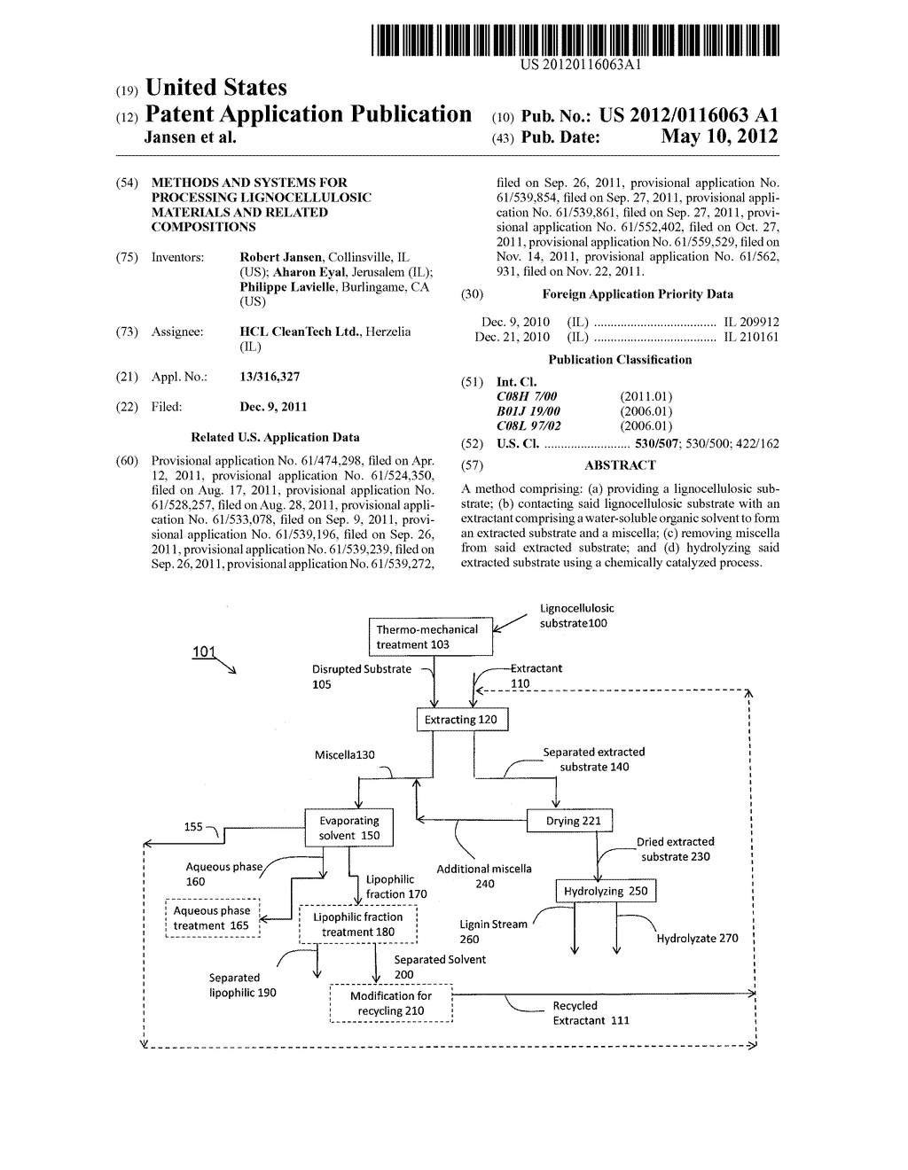 METHODS AND SYSTEMS FOR PROCESSING LIGNOCELLULOSIC MATERIALS AND RELATED     COMPOSITIONS - diagram, schematic, and image 01