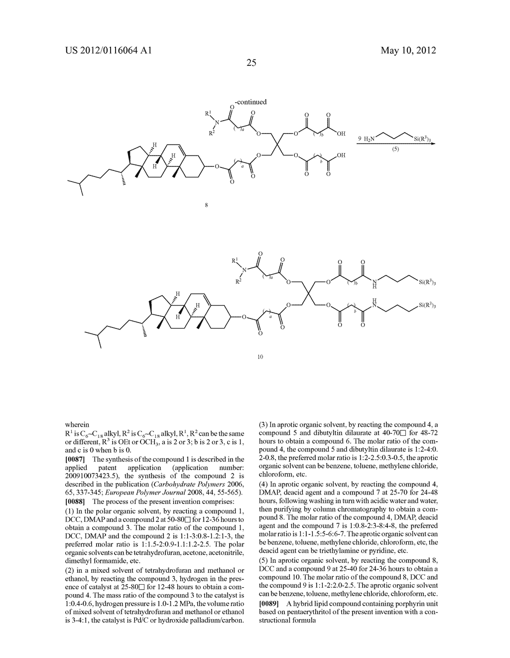 HYBRID LIPID COMPOUNDS BASED ON PENTAERYTHRITOL, INTERMEDIATES,     PREPARATION METHODS AND USE THEREOF - diagram, schematic, and image 33