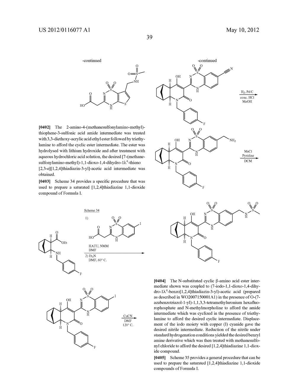 [1,2,4]THIADIAZIN-3-YL ACETIC ACID COMPOUND[[S]] AND METHODS OF MAKING THE     ACETIC ACID COMPOUND - diagram, schematic, and image 40