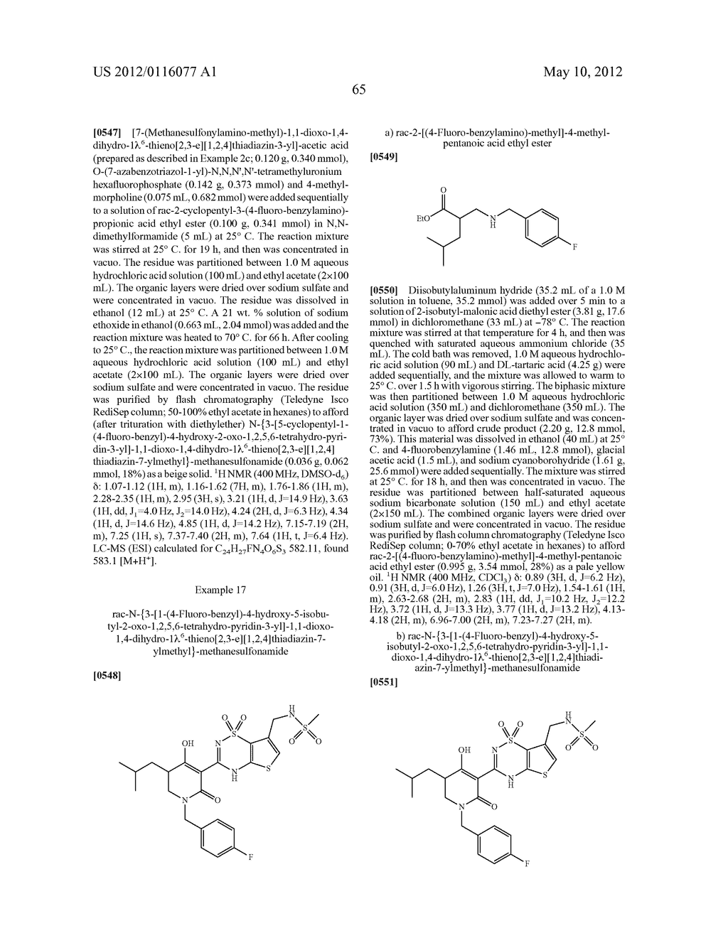 [1,2,4]THIADIAZIN-3-YL ACETIC ACID COMPOUND[[S]] AND METHODS OF MAKING THE     ACETIC ACID COMPOUND - diagram, schematic, and image 66